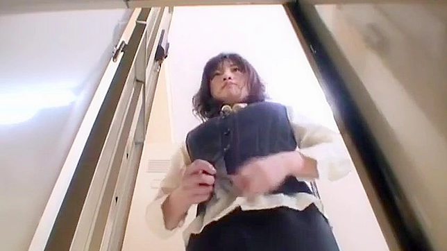 Caught on Camera ~ Naked Japanese Office Ladies Change in Secret Locker Room Footage