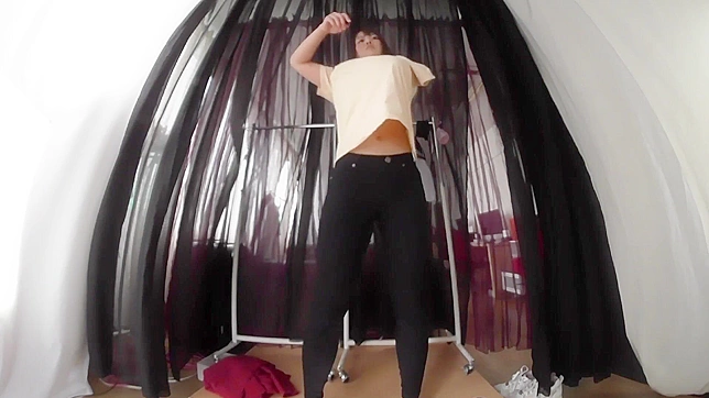 J-Girl's Lewd Locker Room Tease: Tokyo, Tits, Thong, and a Hidden Camera Surprise