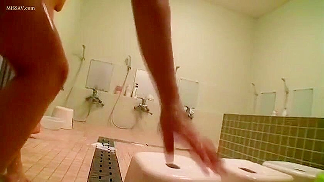 Public Shower Spying: Hot Nude Japanese Girls Bathe! #Voyeurism
