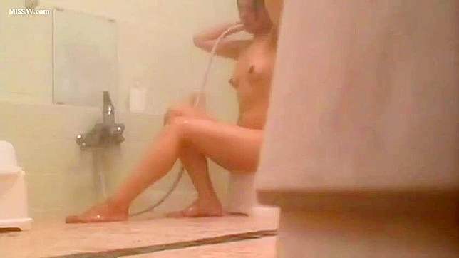 Naked in Public! Japanese Schoolgirls' Sexy Bath Time, #Voyeur