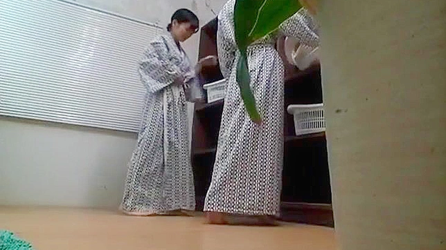 Naughty Japanese Schoolgirls Exposed in Public Shower, #Voyeur