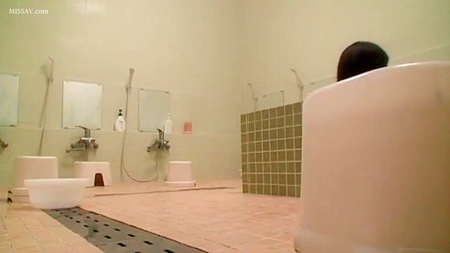 Surveillance Gone Wild! Japanese Schoolgirls Undressing and Bathing, #Voyeur