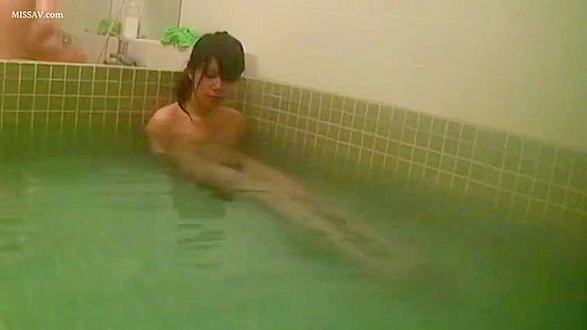 Forbidden Pleasure! Naked Japanese Schoolgirls in Public Shower, #Voyeur