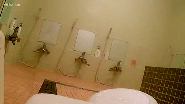 Risky XXX Business! Peeping Tom Caught in Public Shower with Nude Japanese Schoolgirls