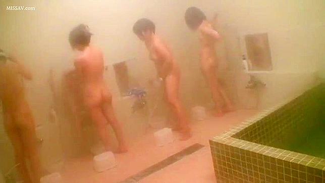 Voyeur's Vice ~ Caught in the Act with Young, Nude Japanese Schoolgirls in Public Shower