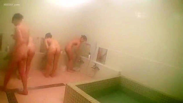 Obscene Expose ~ Young, Nude Japanese Schoolgirls' Sexy Shower Time