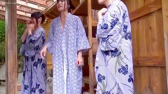 Hot springs voyeur's delight! lusty undressing Japan schoolgirls & their nude bodies!