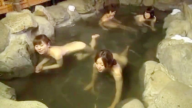 Naughty Japanese Girls in Public Baths ~ Onsen Voyeur Video, Nude Pussy & Big Boobs!