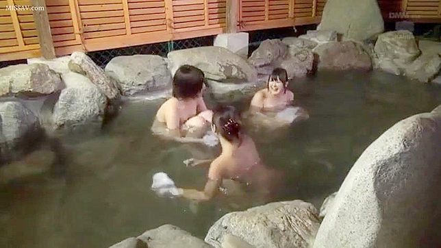 Uncensored Public Onsen ~ Lusty Japanese Girls Nude, Big Boobs, Pussy, & Bathing!