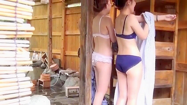 Sneaky Porn ~ Voyeur Spying on Hot Japanese Girls Nude, Big Boobs, Pussy, & Bathing in Public Onsen!