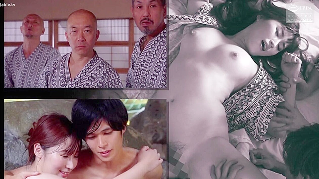 Forbidden Pleasure! Your Jap Wife Get Gangbanged By a Pack of Hot Dudes!"