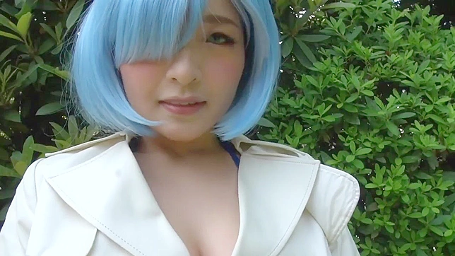 Cosplay Japanese teen angel having sex with old photographer
