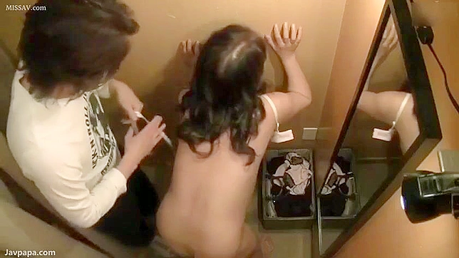 Fucking a Japanese Wife in the Fitting Room: Caught on Cam!