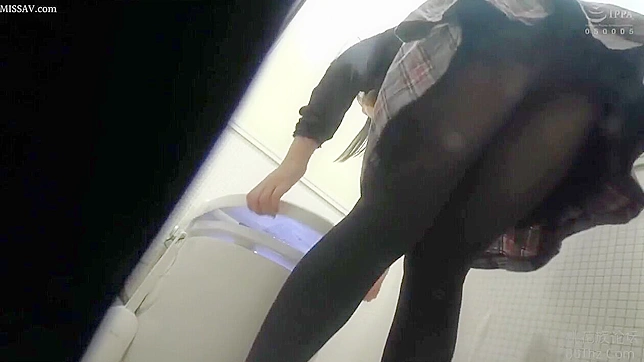 Pissing and Pleasuring Herself, Japanese Whore Gets Caught on Hidden Cam!