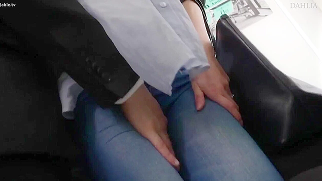 Japanese Busty MILF Fucked by Perverts on Public Transport - Swallowing Cum!