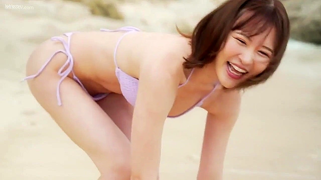 Nude Japanese Hottie's Sayaka Megumi Beach Sexuality Exposed!