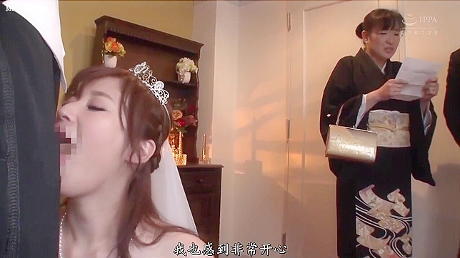 Horny as Fuck Japanese Bride Gets Fucked and Humiliated In Her Wedding Day!