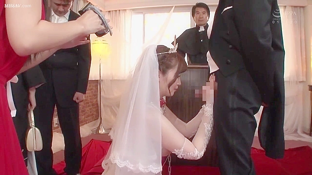 Shy Insane Japanese Bride Gets Dominated and Degraded In Her Wedding Day!
