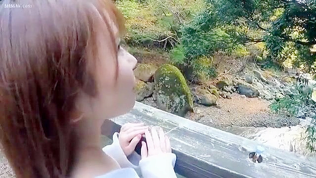 Busty Innocent Japanese MILF Pounded by a Stranger in the Forest!