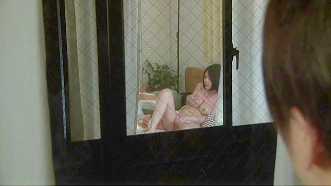 Peeping horny neighbor gets a chance to fuck horny married Japanese MILF!