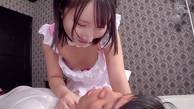 Horny as Fuck, Japanese Maid Babe with Great Ass Gets Banged from Behind