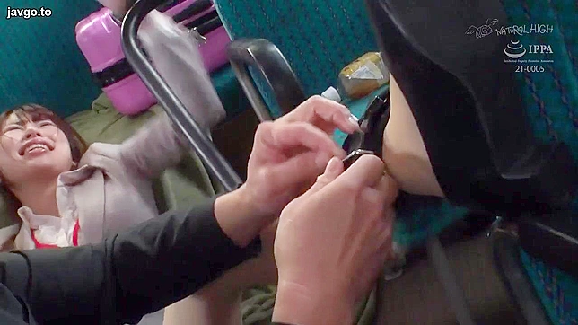 Jap Bus Tour Guide Babe Fucks Three Perverted Passengers