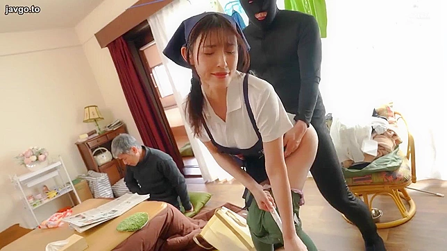 Wealthy Pervert Gives Japanese Maid the Rough Fuck She Craves
