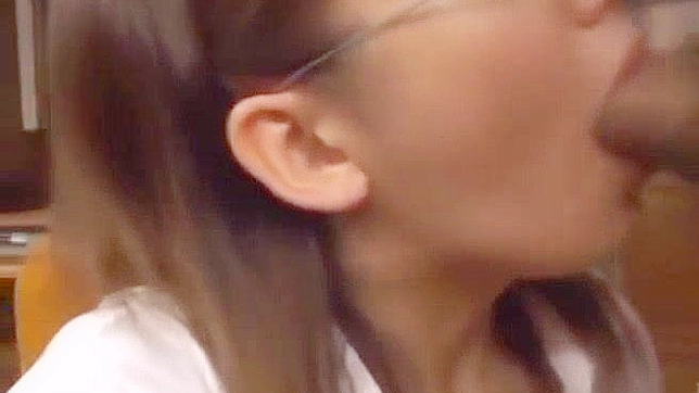 Jav Eri with Glasses Gives a Hot Handjob and Blowjob - Must Watch!