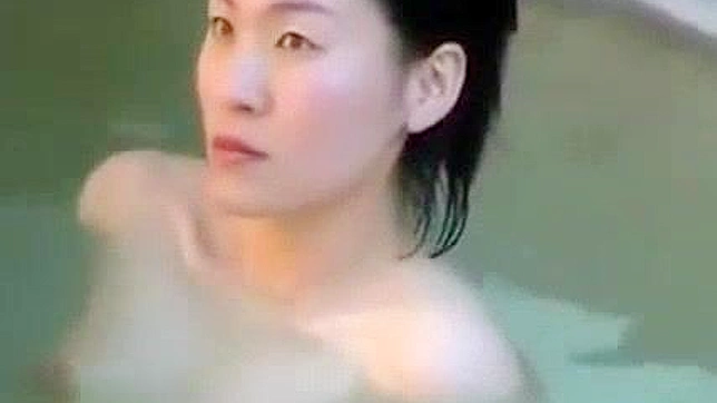 Japanese outdoor bath girls naked ~ Scandalous Jav bathing video