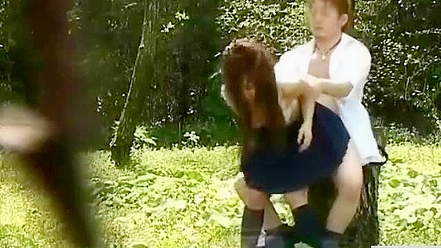 Jav Schoolgirl Fucked Outdoor during Daytime - Japanese Porn Video