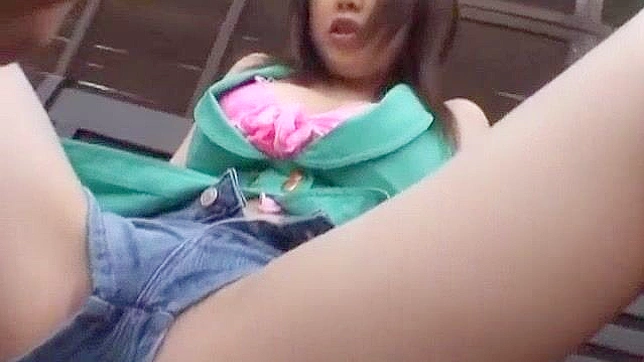 Japanese Whore Rio Hamasaki in Explosive Outdoor Fuck Session with Big Tits in JAV Clip