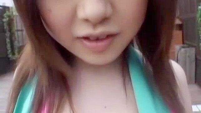 Japanese Whore Rio Hamasaki in Explosive Outdoor Fuck Session with Big Tits in JAV Clip