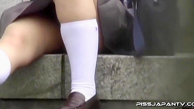 Jav Schoolgirls Masturbate and Piss Outdoor - Ultimate Japanese Public Porn