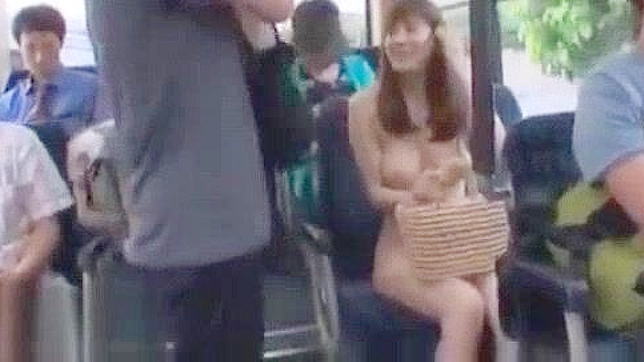 Jav Busty Milf Pussy Eaten on Public Bus - Japanese Porn Video