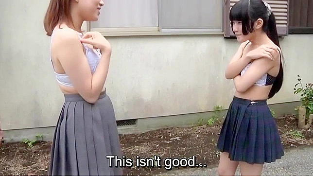 Jav Idol Ichigo Aoi & Hitomi Tanaka - Outdoor Rock Paper Scissors Strip Game with Subtitles