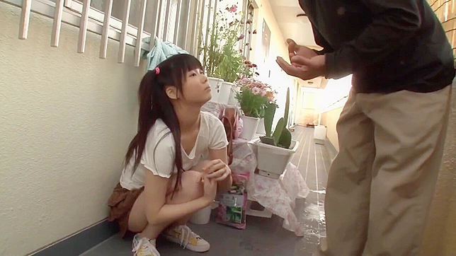 Japanese Man Gives Aphrodisiac to Girl before Sticking His Cock Deep in Her Throat - JAV Video