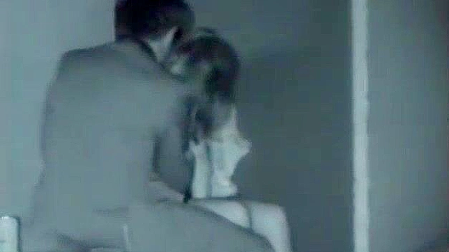 Japanese Couple Caught Red Handed by Infrared Camera ~ Outdoor Fucking Exposed