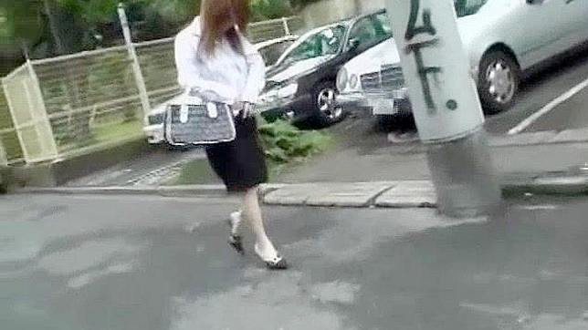 Japanese Goddess in Public Outdoor JAV Adventure ~ Shy GF Exposed