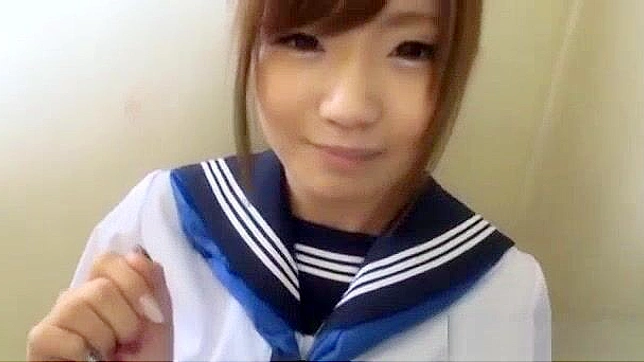 Japanese teen Maya Kawamura sucks on POV - Caramel beauty delights with blowjob skills