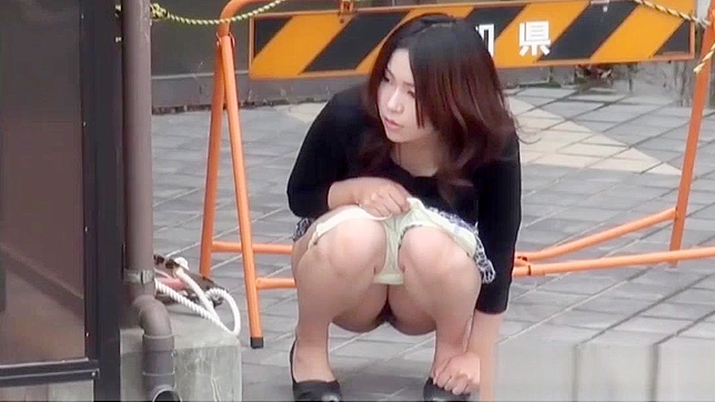 Japanese Pisser Shows Off Outdoor Skills - Must-Watch JAV Video!