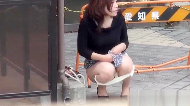 Japanese Pisser Shows Off Outdoor Skills - Must-Watch JAV Video!