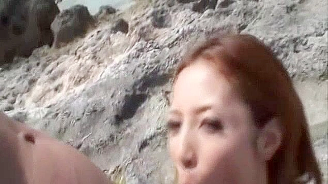 Jav Nerd Saves Virgin Shiori Ayase from Tentacle Monster During Beach Sex