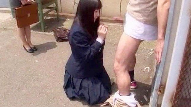 Japanese Slut Hitomi Fujiwara Rough Doggy Style in Hot Outdoor JAV