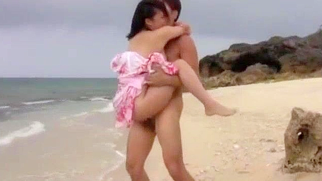 Horny Japanese Chick An Shinohara in Crazy Outdoor Beach JAV Video