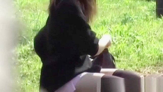 Japanese Pornstar Filmed Secretly Upskirt Outdoors in Public - Must See!