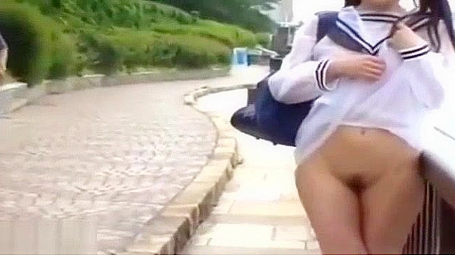 Javanese Teen Gets Surprised with Outdoor Fuck and Creampie