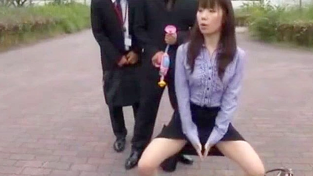 Japanese Whore Maki Mizusawa, Airi Hayasaka & Azusa Kato in Crazy Outdoor, Striptease JAV