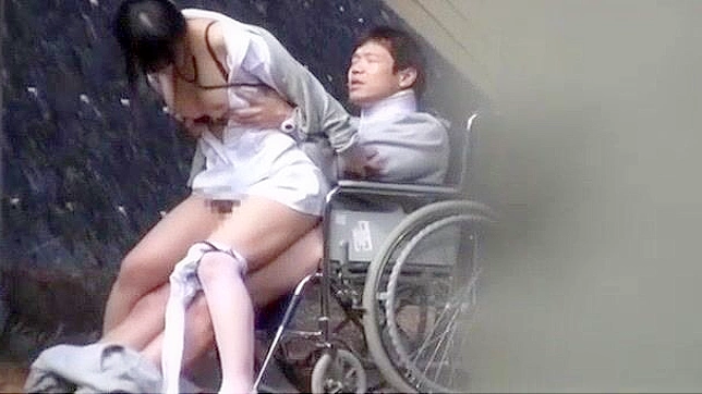 Japanese Nurse Blowjob - Voyeur Excitement