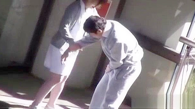 Japanese Nurse Blowjob - Voyeur Excitement