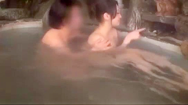 Red-Hot Japanese AV MILF Exposed in Outdoor Baths - JAV Video